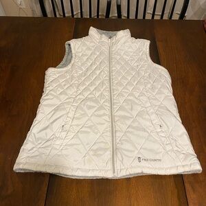Free Country white/gray Quilted Vest